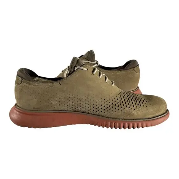 Cole Haan 2.Zerogrand Laser Wingtip Oxford Irish Coffee Brown Men’s Size 9M - Picture 7 of 8